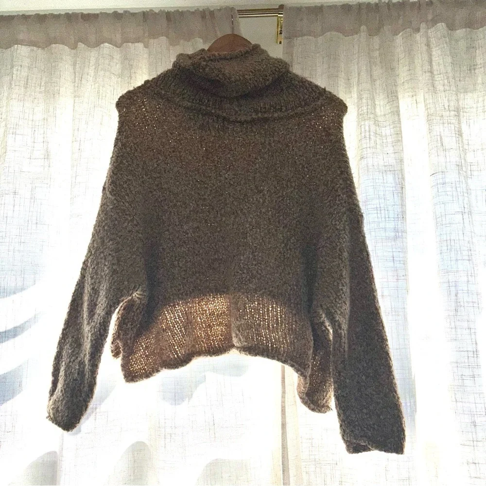 Free People BFF Cowl Neck Cozy Sweater - Size X-Small